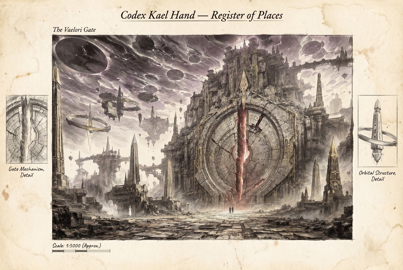 Codex plate: the Vaelori Gate